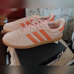 Adidas Breaknet Sleek Blush Pink/ Dusty Orange Wm size 9 NEW COLOR